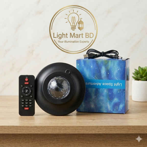 Starry Galaxy Projector Night Light Bt Music Speaker Projector Laser Sky Star Bedroom Home Wall Decor Night Light