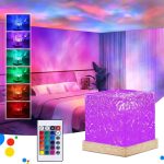Night Light Projector LED Desk Table Lamp with Remote
