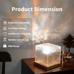 Night Light Projector LED Desk Table Lamp with Remote - Image 3