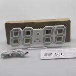 3D Digital Wall Clock Decoration Date Time Celsius Nightlight Display Table Desktop Clocks Alarm Clock-type Temperature Sensor - Image 2