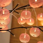 LED Ball String Lights Fairy Garland Golden Lantern Shape - Image 4