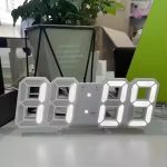 3D Digital Wall Clock Decoration Date Time Celsius Nightlight Display Table Desktop Clocks Alarm Clock-type Temperature Sensor - Image 3