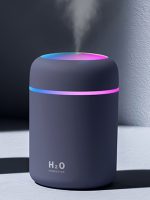 H2O USB Cool Mist Humidifier - Portable Air Purifier with Colorful Night Light & Silent Operation - Image 3