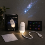 USB Galaxy Projector Light – 20+ Galaxy & Space Projections | 360° Rotatable Night Lamp - Image 4